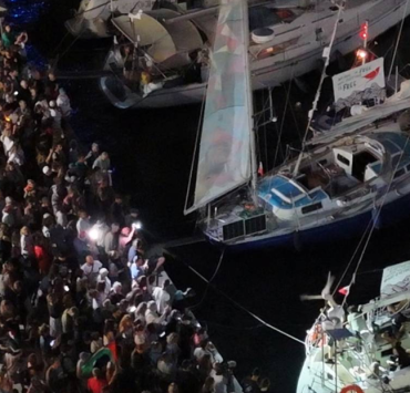 México apoya a la Global Sumud, la flotilla internacional que navega por Palestina