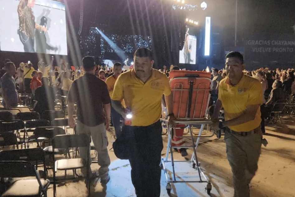 Impactante momento durante concierto de Chayanne en Los Mochis