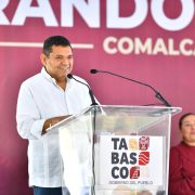 Javier May invita a tabasqueños a acompañar a Claudia Sheinbaum
