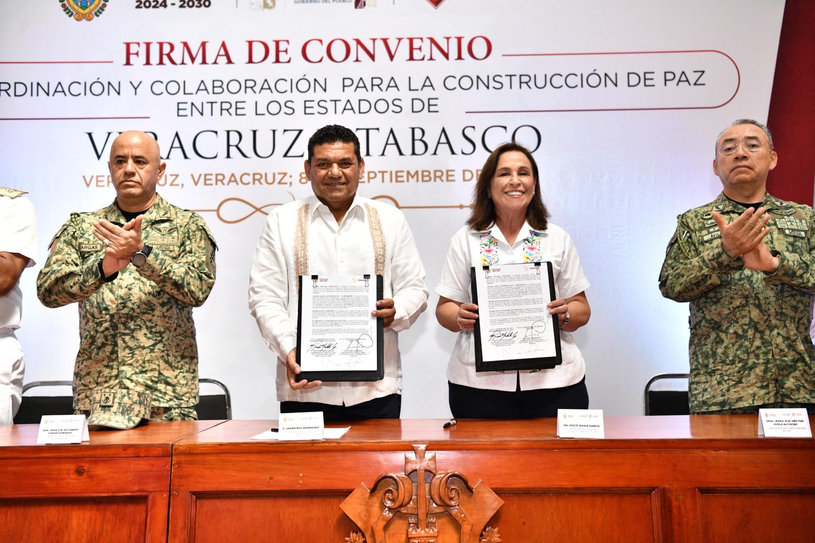 Tabasco y Veracruz refuerzan la seguridad con convenio
