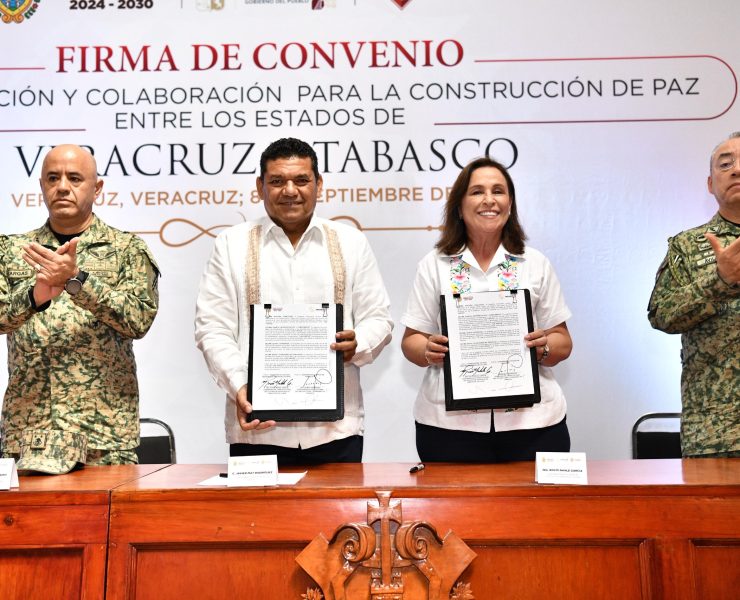 Tabasco y Veracruz refuerzan la seguridad con convenio