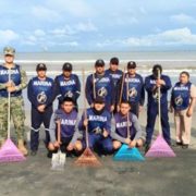 Armada de México realiza jornada de limpieza en playas de Tabasco