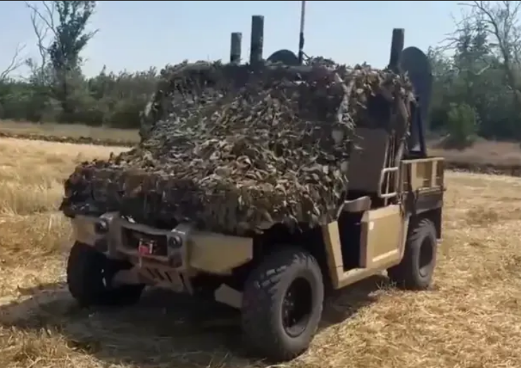 ¿Un carrito de golf en la guerra? Este es el nuevo vehículo militar de Rusia
