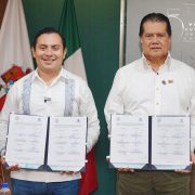Firman convenio CCYTET y la UJAT