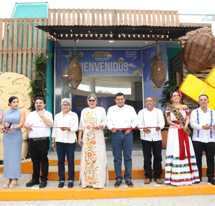 Inaugura Javier May el Primer Festival del Queso de Poro en Balancán