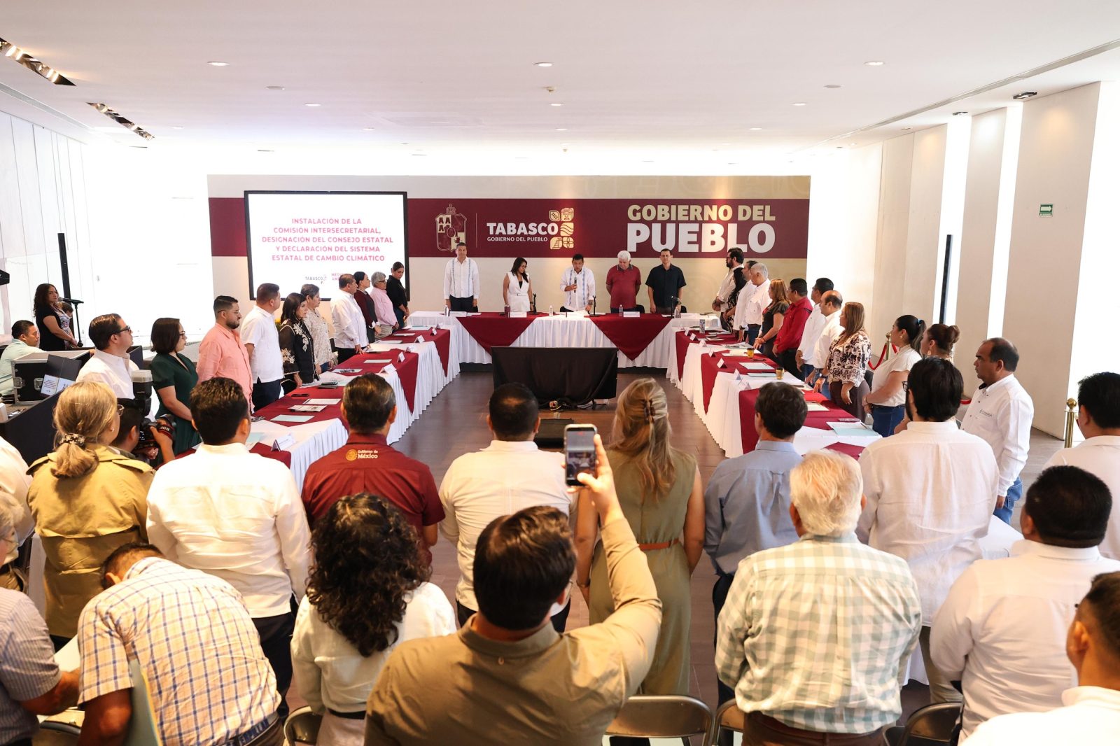 Instalan Comisión Intersecretarial y Sistema Estatal de Cambio Climático en Tabasco