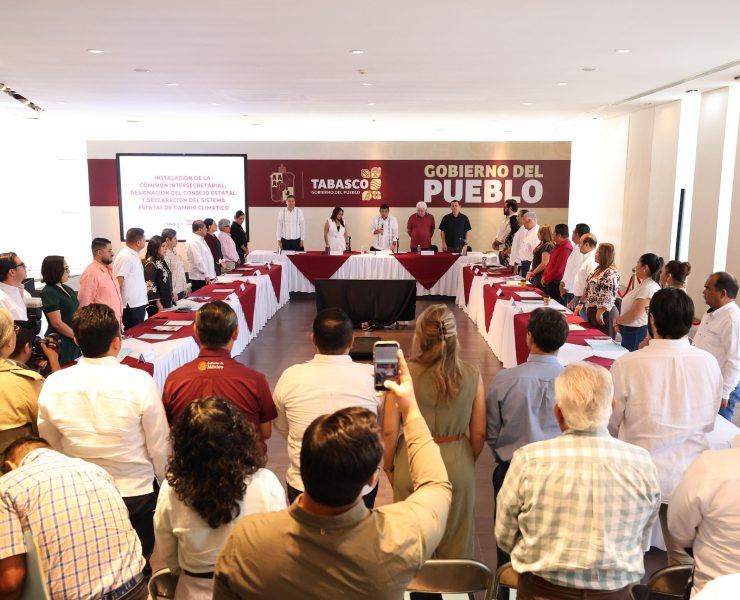 Instalan Comisión Intersecretarial y Sistema Estatal de Cambio Climático en Tabasco