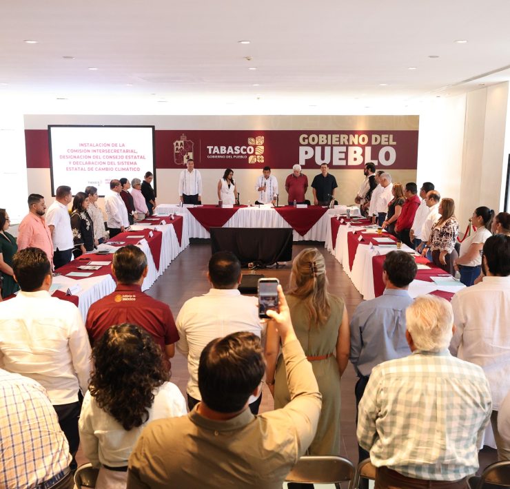 Instalan Comisión Intersecretarial y Sistema Estatal de Cambio Climático en Tabasco