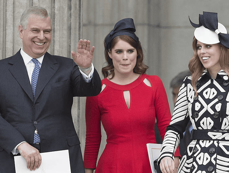 Las princesas Beatriz y Eugenia