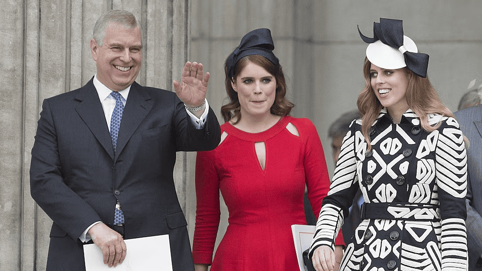 Las princesas Beatriz y Eugenia