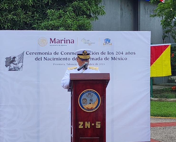 Tabasco ceremonia Armada México conmemora aniversario naval