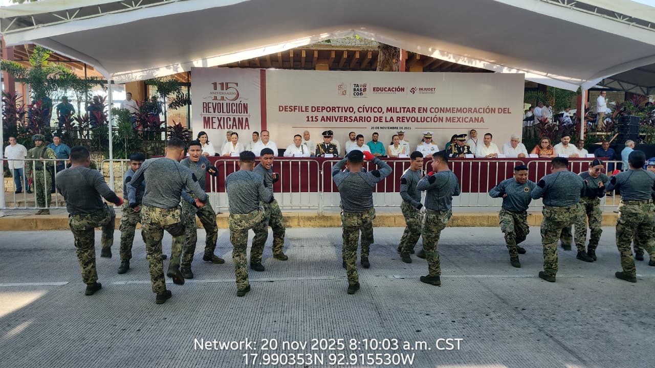 Contingente naval y demostraciones