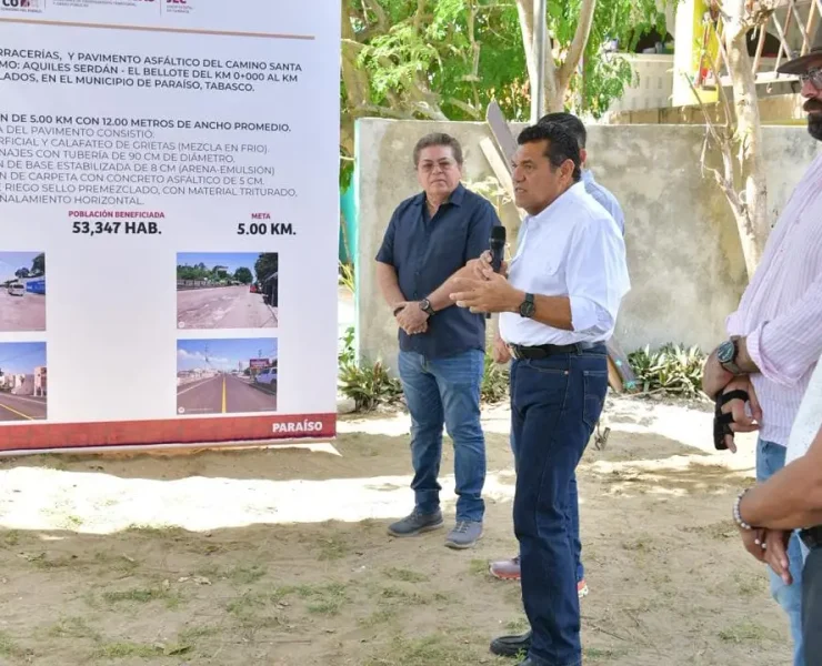 Mejoran conectividad del corredor gastronómico El Bellote, Paraíso
