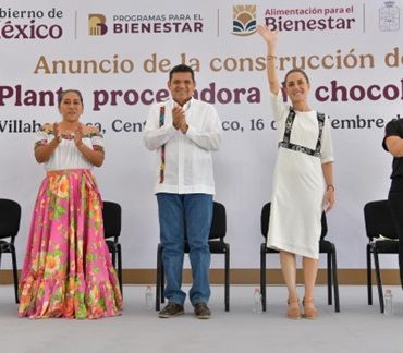 El mejor chocolate es de Tabasco: Claudia Sheinbaum