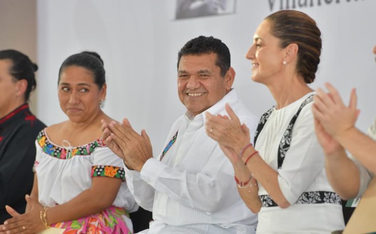 Respalda la Presidenta Claudia Sheinbaum al gobernador Javier May