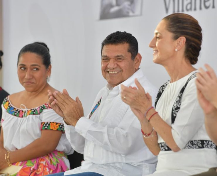 Respalda la Presidenta Claudia Sheinbaum al gobernador Javier May