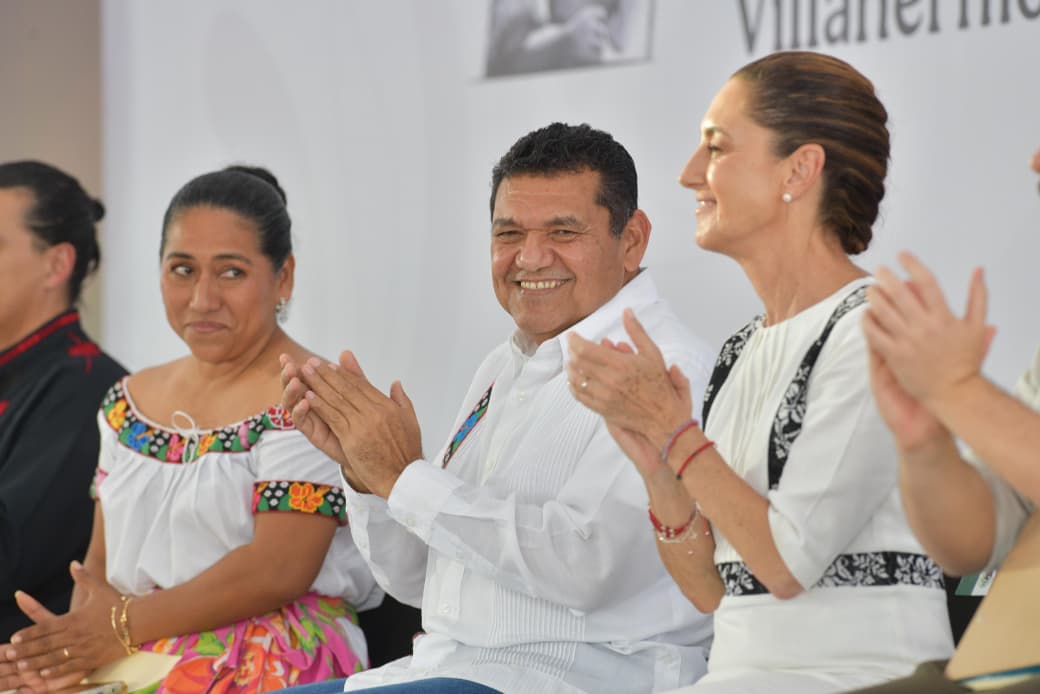 Respalda la Presidenta Claudia Sheinbaum al gobernador Javier May