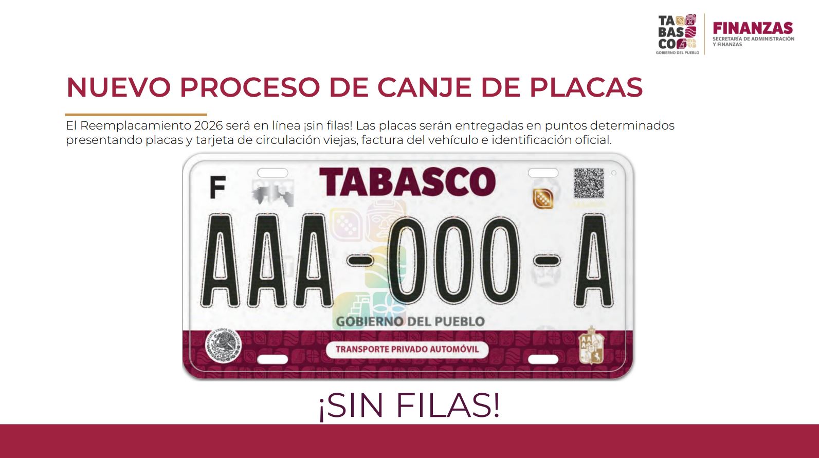 Trámites digitales y diseño oficial de las nuevas placas