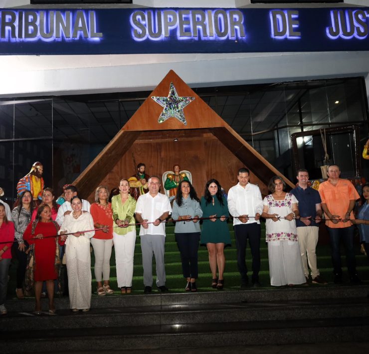 Inauguran nacimiento navideño del Voluntariado