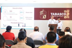 Javier May Rodríguez subrayó que la coordinación entre instituciones ha permitido una reducción histórica en los índices de violencia, consolidando los Logros de la Transformación en Tabasco.