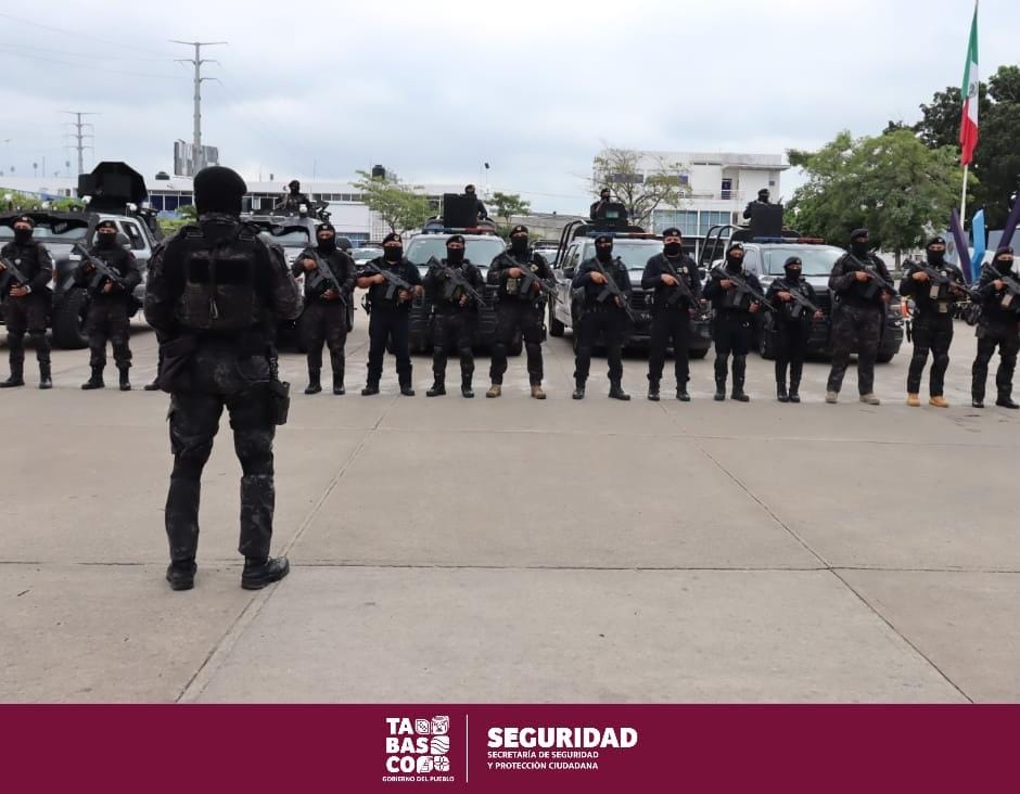 Presencia operativa y coordinación interinstitucional durante el Operativo Navidad Segura en Tabasco