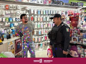 Operativos de prevención y proximidad social se mantuvieron activos en zonas habitacionales y comerciales, permitiendo celebrar las fiestas decembrinas sin incidencias de alto impacto en Tabasco.