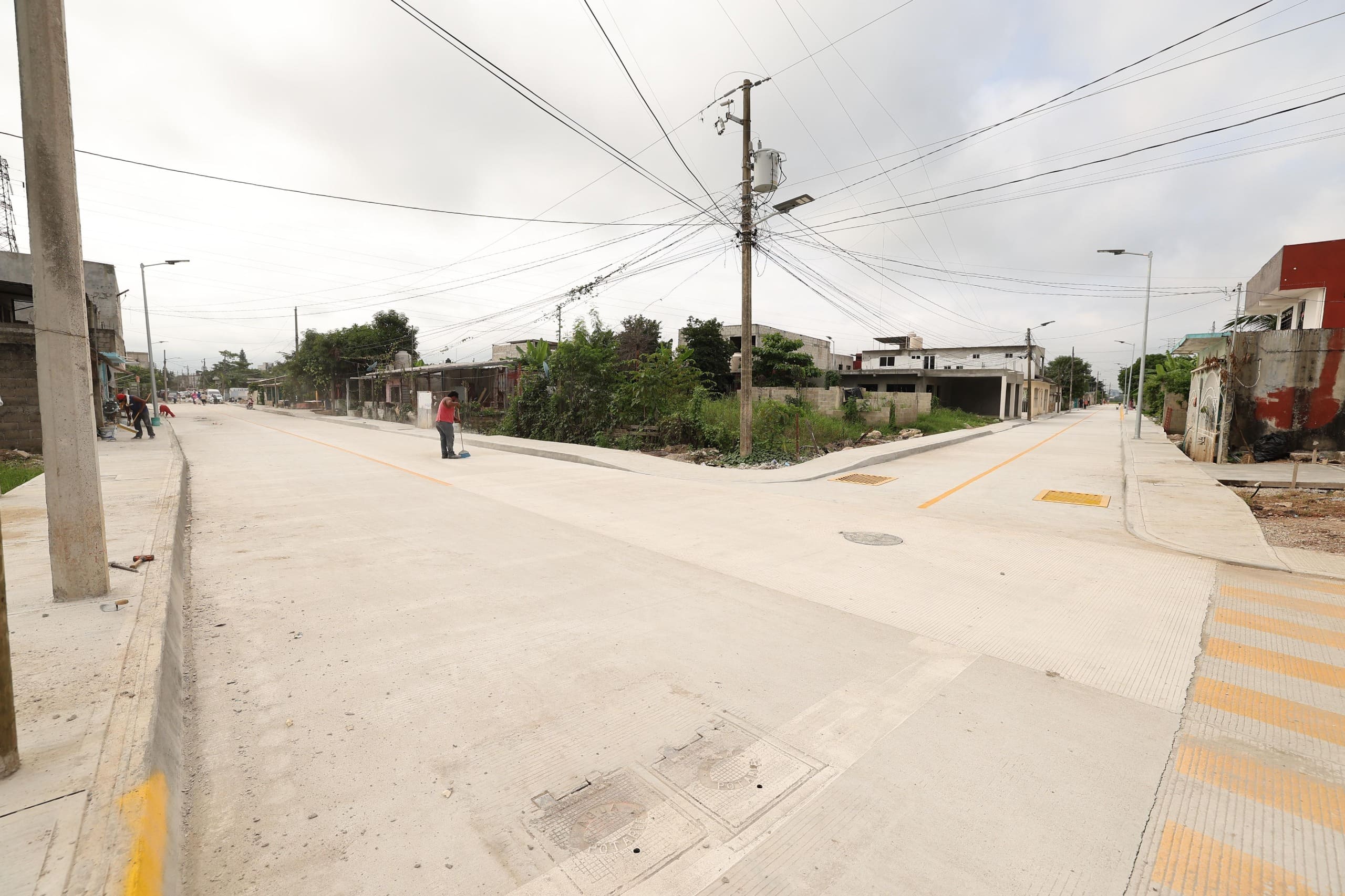 SOTOP concluyó la construcción de pavimento hidráulico