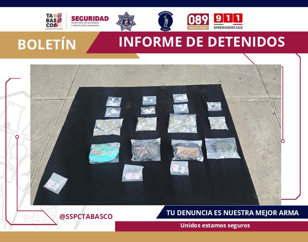 cinco personas fueron detenidas