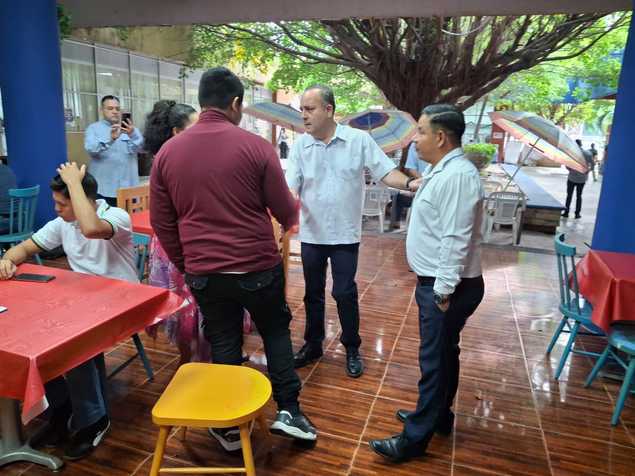 magistrado presidente corroboró la llegada del mobiliario