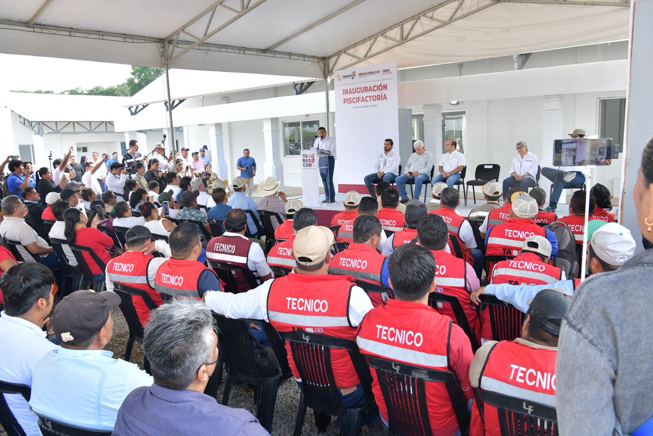 primera etapa de la Piscifactoría 