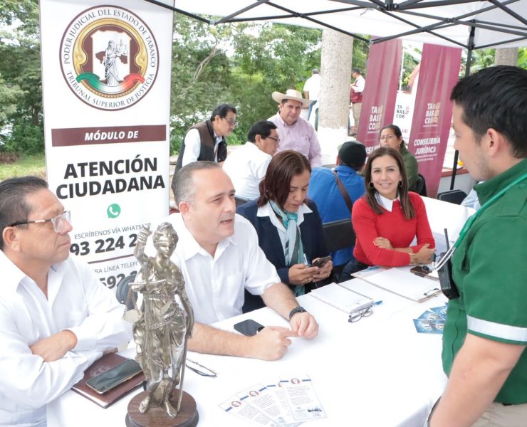 Acercan servicios de justicia a comunidades de Tenosique