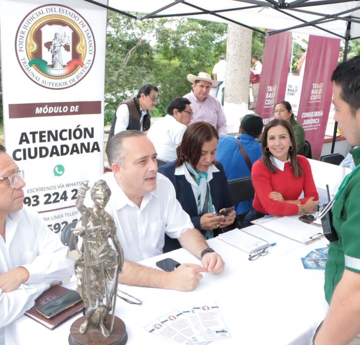 Acercan servicios de justicia a comunidades de Tenosique