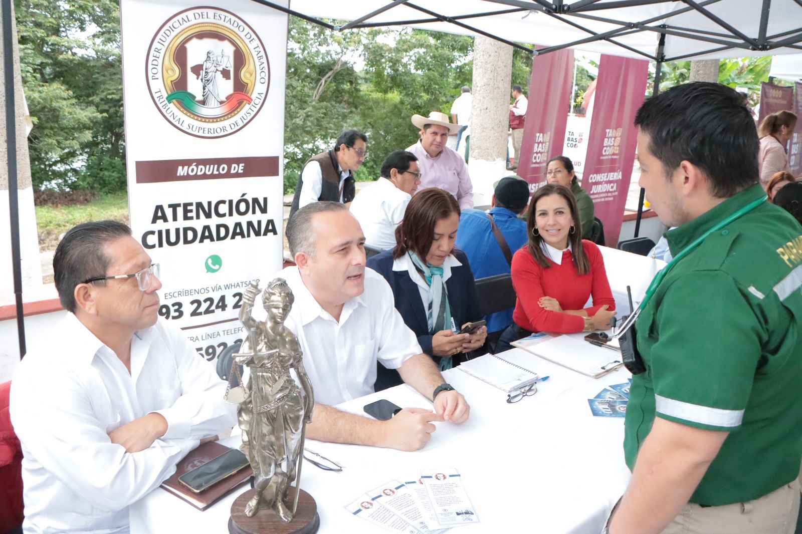 Acercan servicios de justicia a comunidades de Tenosique