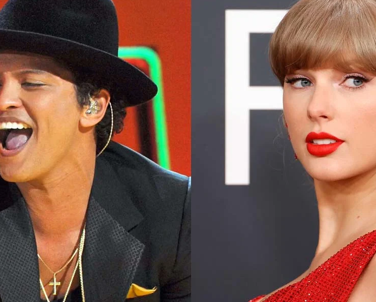Bruno Mars supera a Taylor Swift con un récord increíble