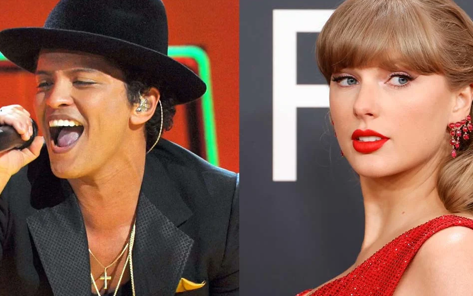 Bruno Mars supera a Taylor Swift con un récord increíble