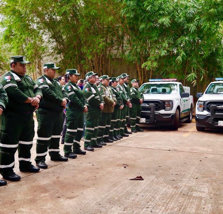 Entregan nuevas unidades a Ángeles Verdes en Tabasco
