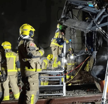 Nuevo accidente ferroviario