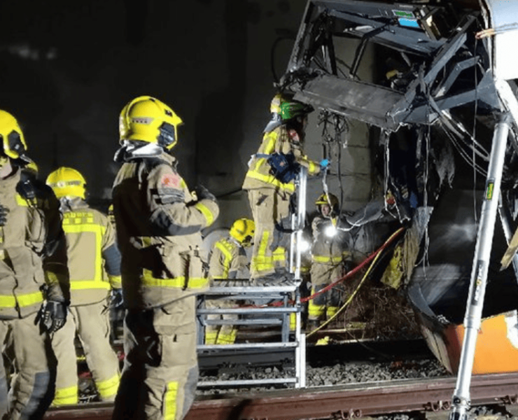 Nuevo accidente ferroviario