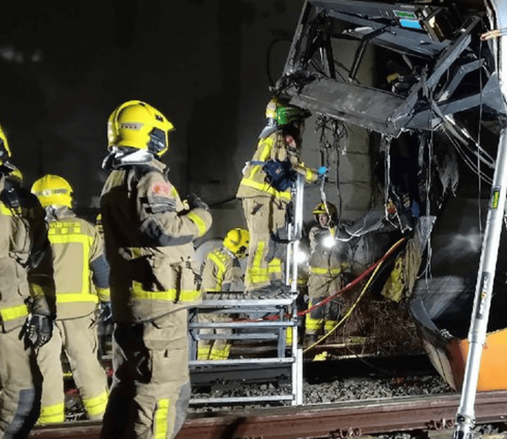 Nuevo accidente ferroviario