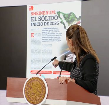 Sheinbaum inicia 2026 con aprobación