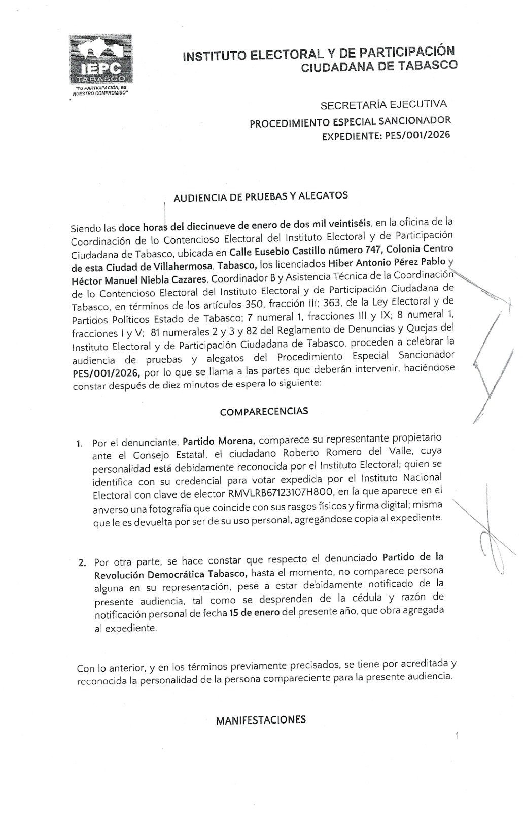 sancionador expediente