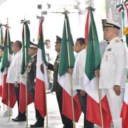 Conmemoran el 205 aniversario del Día de la Bandera en Tabasco