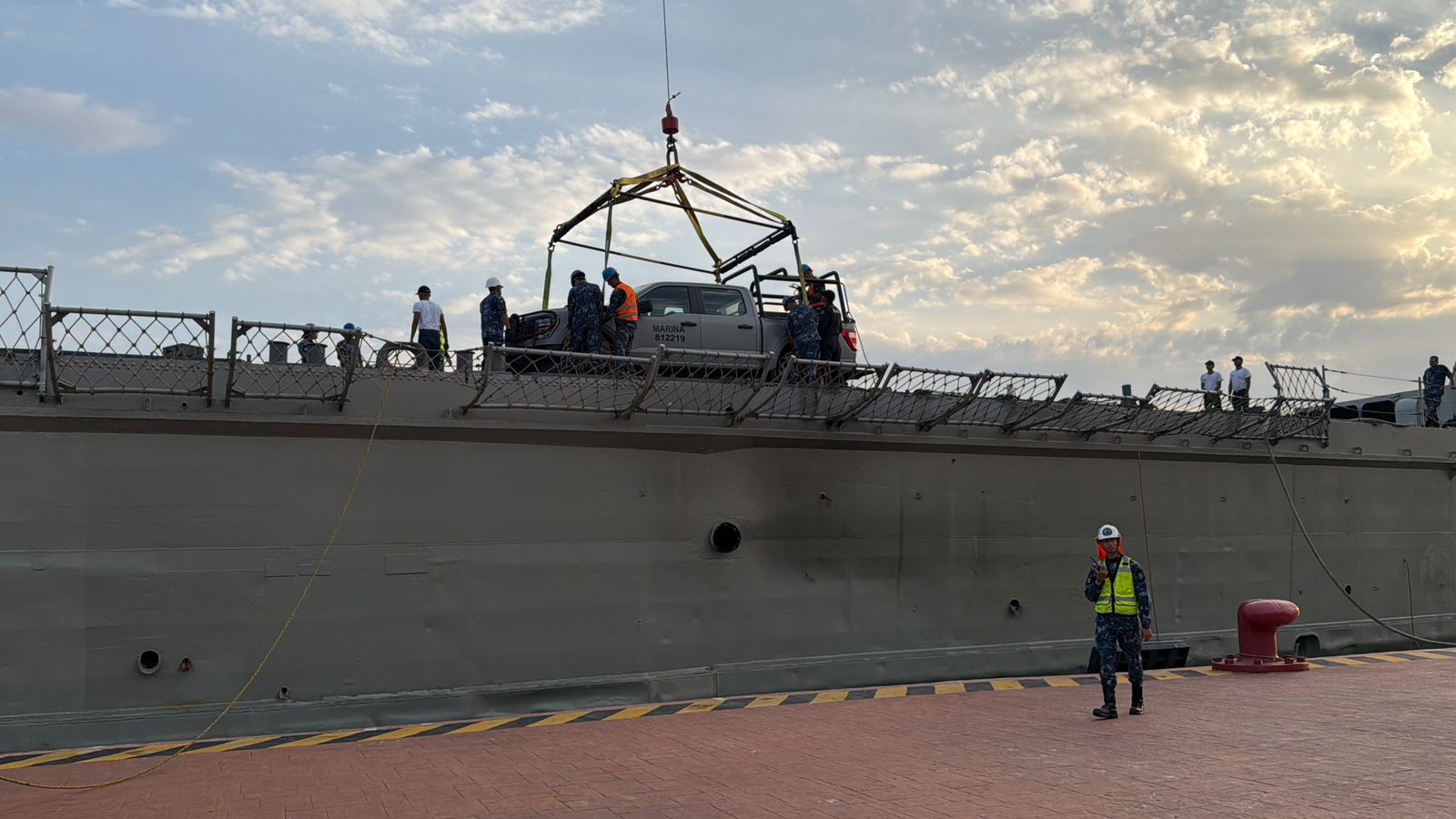 Arribo del buque ARM “Usumacinta”