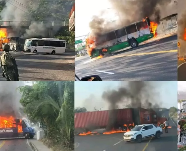 Narcobloqueos paralizan siete estados