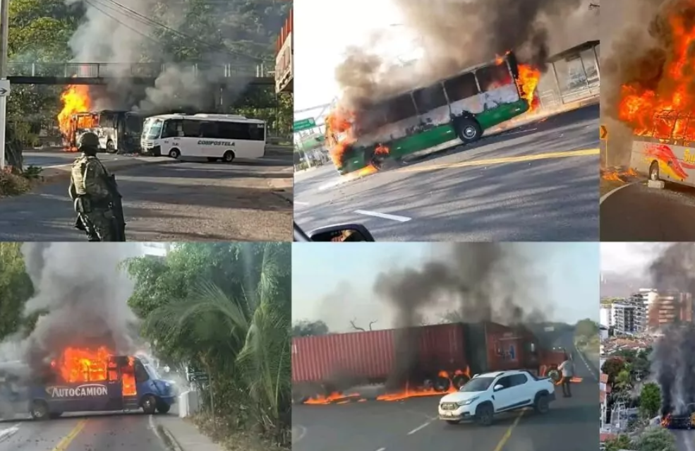 Narcobloqueos paralizan siete estados