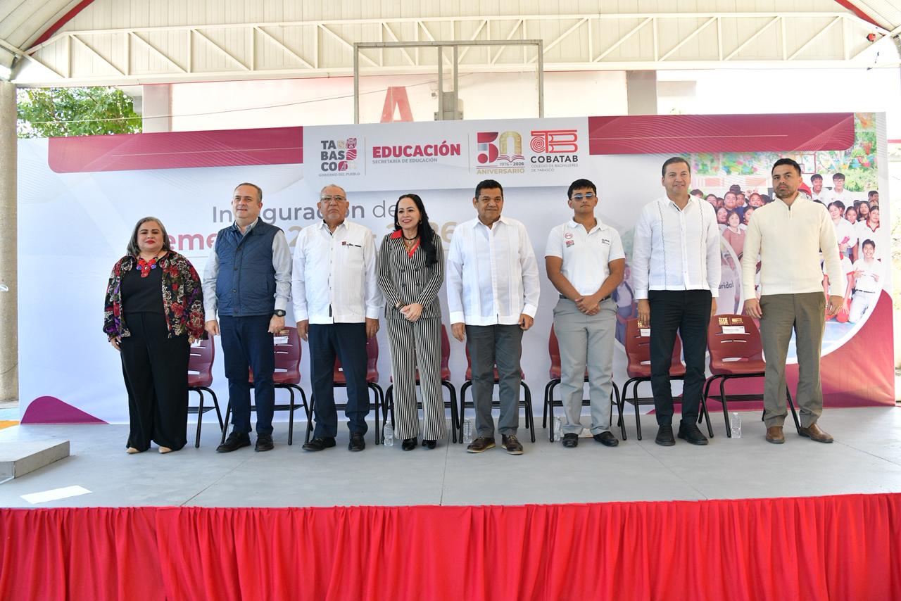 Da inicio el semestre del Colegio de Bachilleres de Tabasco