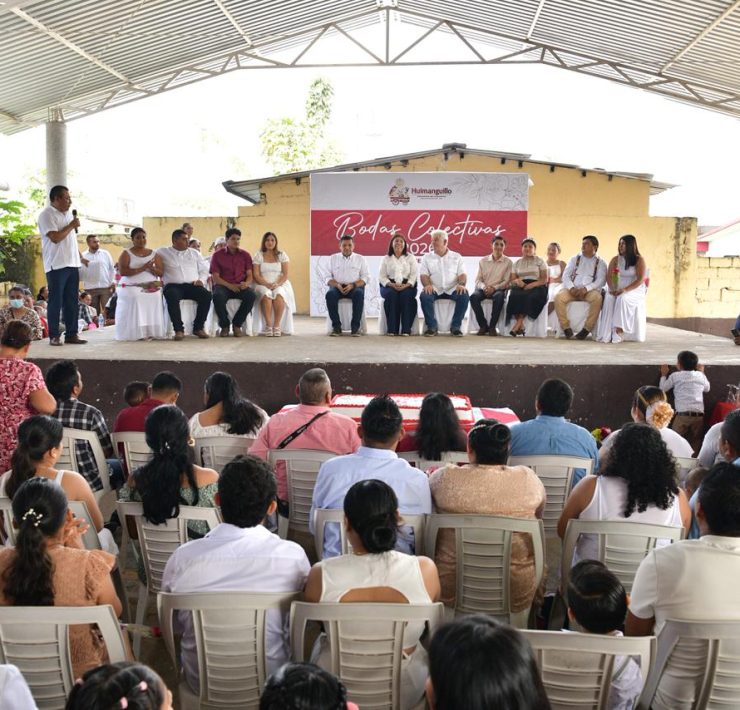 En pleno Día del Amor y la Amistad unas 45 parejas se casaron