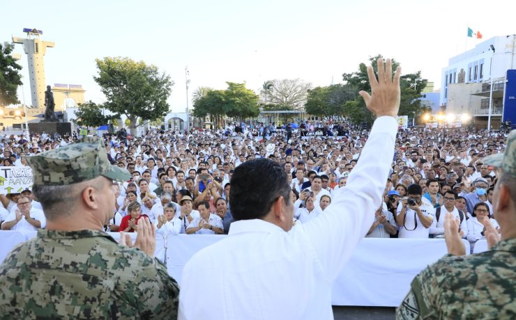 En su segunda Marcha de la Lealtad