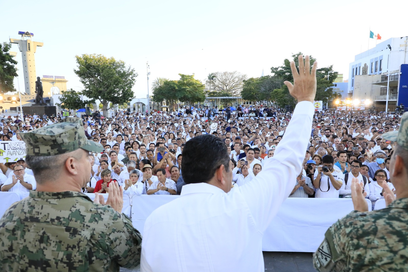 En su segunda Marcha de la Lealtad