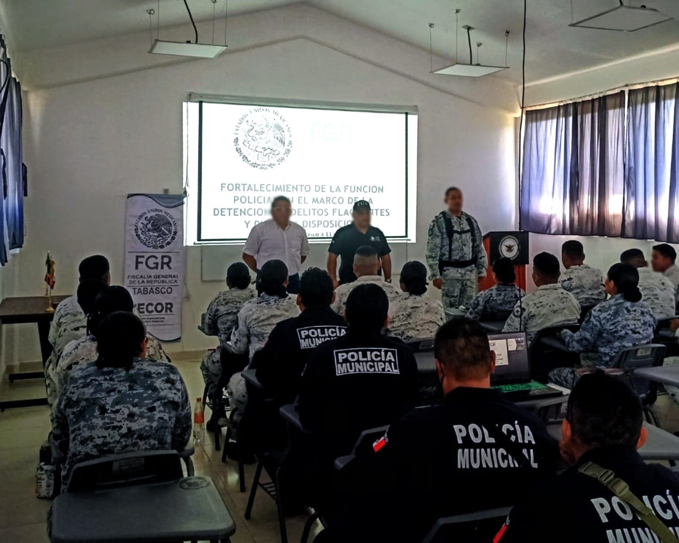 FGR capacita a primeros respondientes en Tabasco